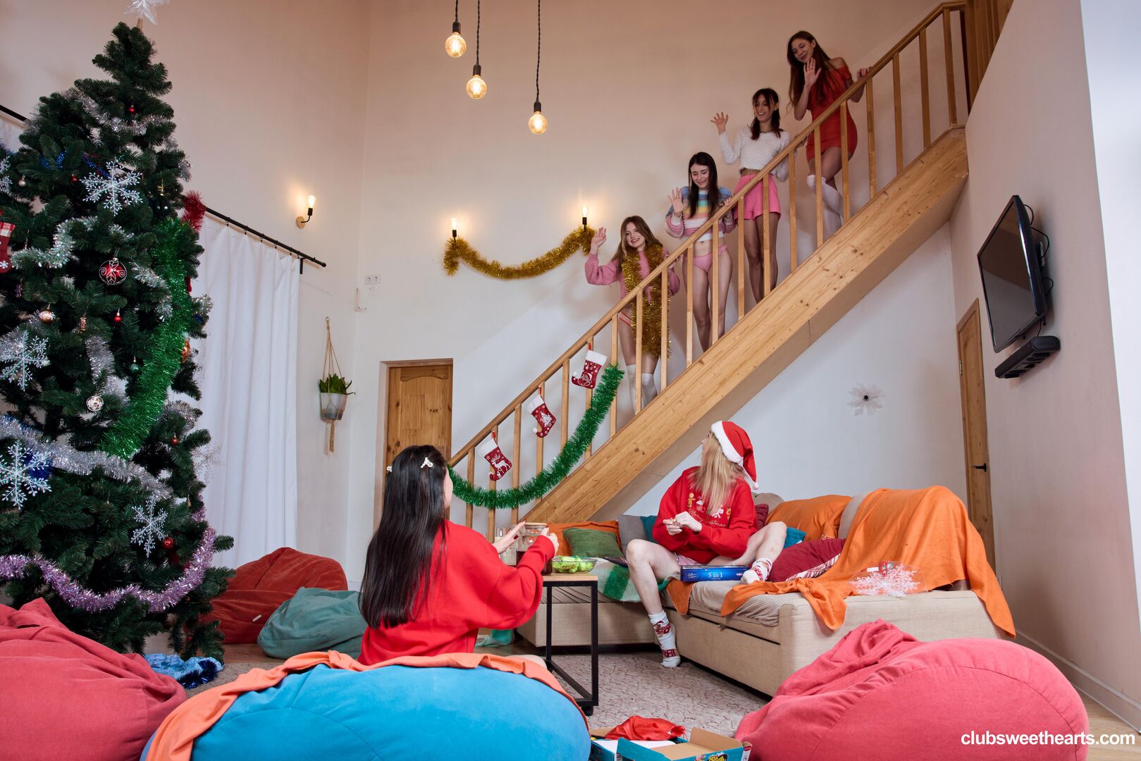 Sweethearts on Christmas Day