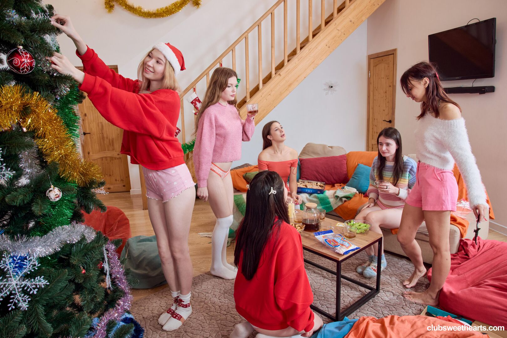 Sweethearts on Christmas Day