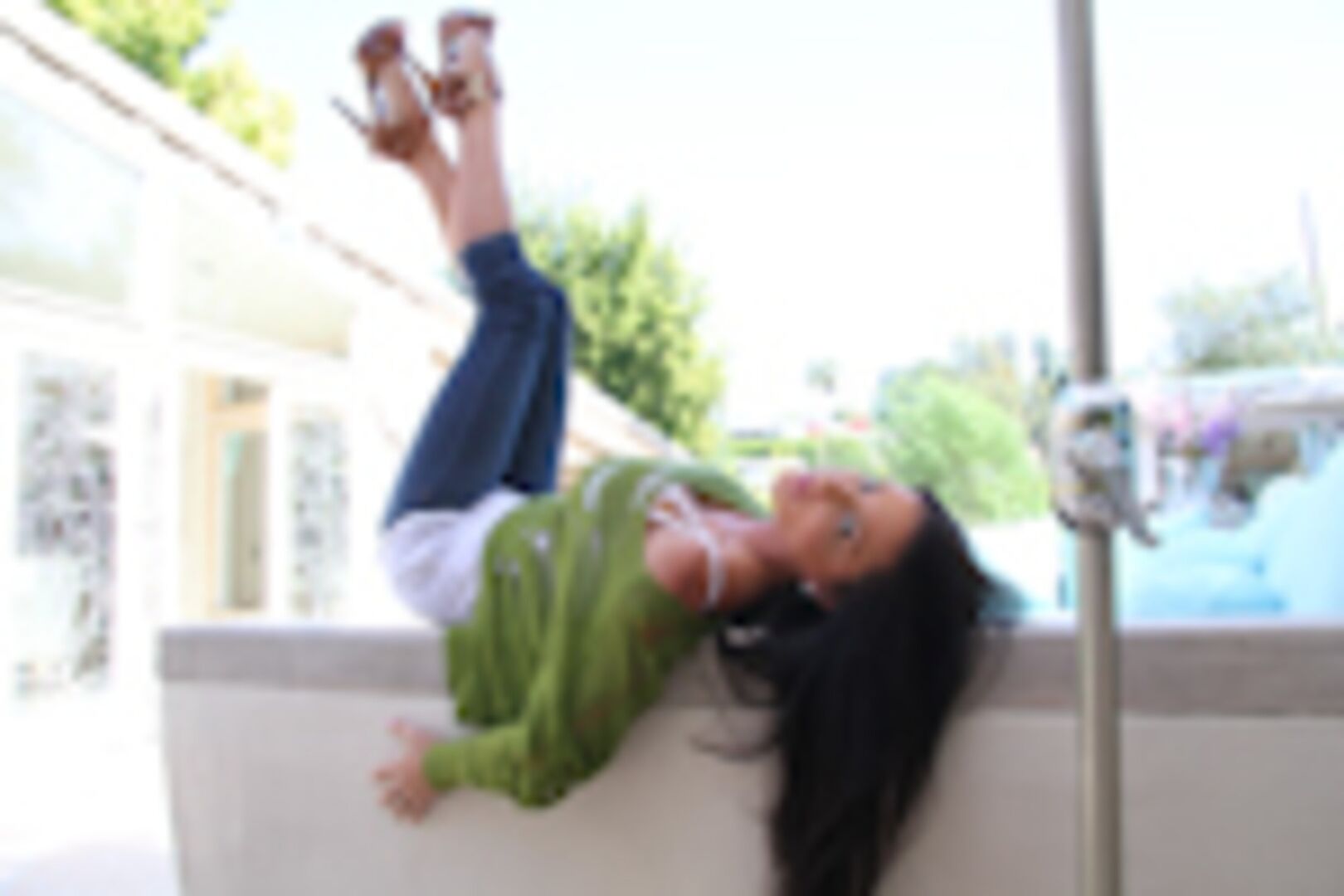 Jessica Jaymes Takes Dick Poolside