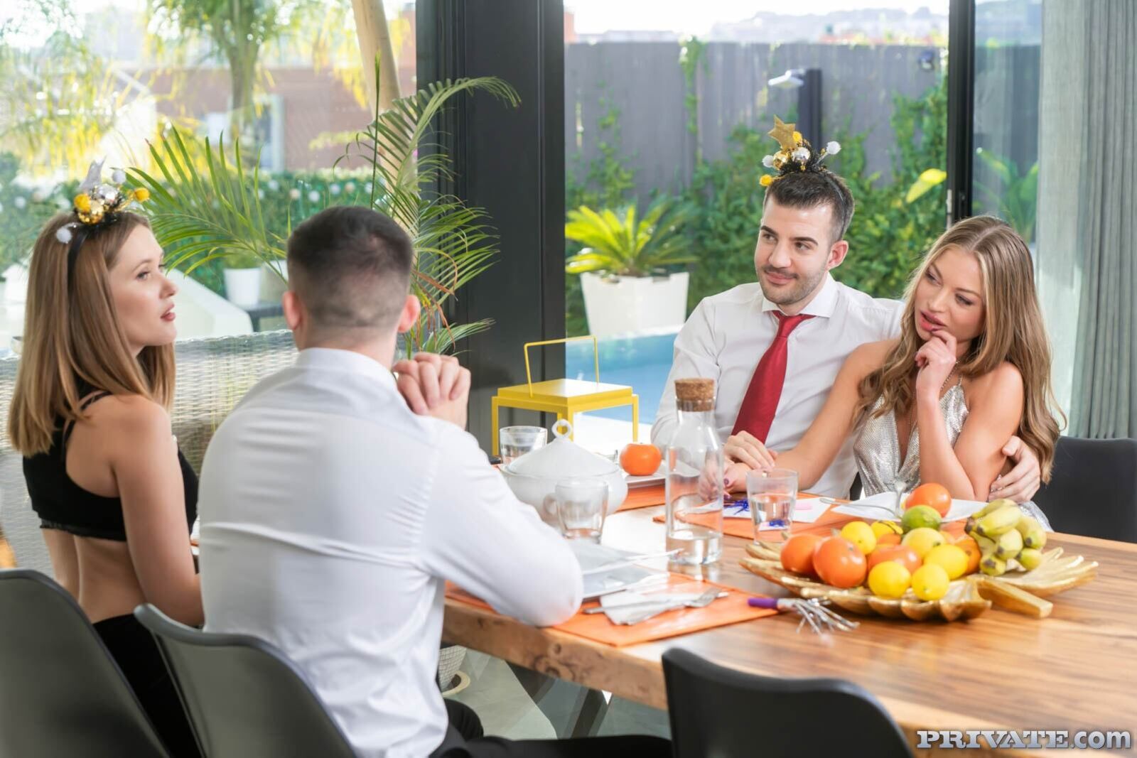 What if we celebrate the New Year with a swinger’s orgy and some DP? OK, let’s do it!