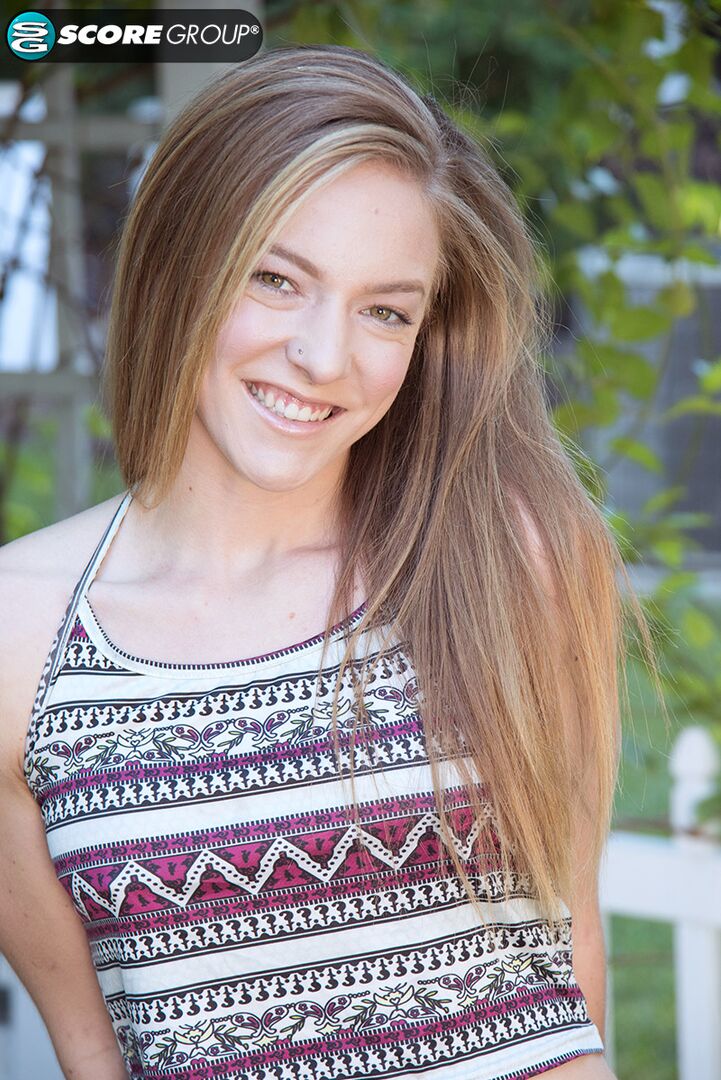 Luna is a blonde college coed with a sweet, pink slit and perky tits.
