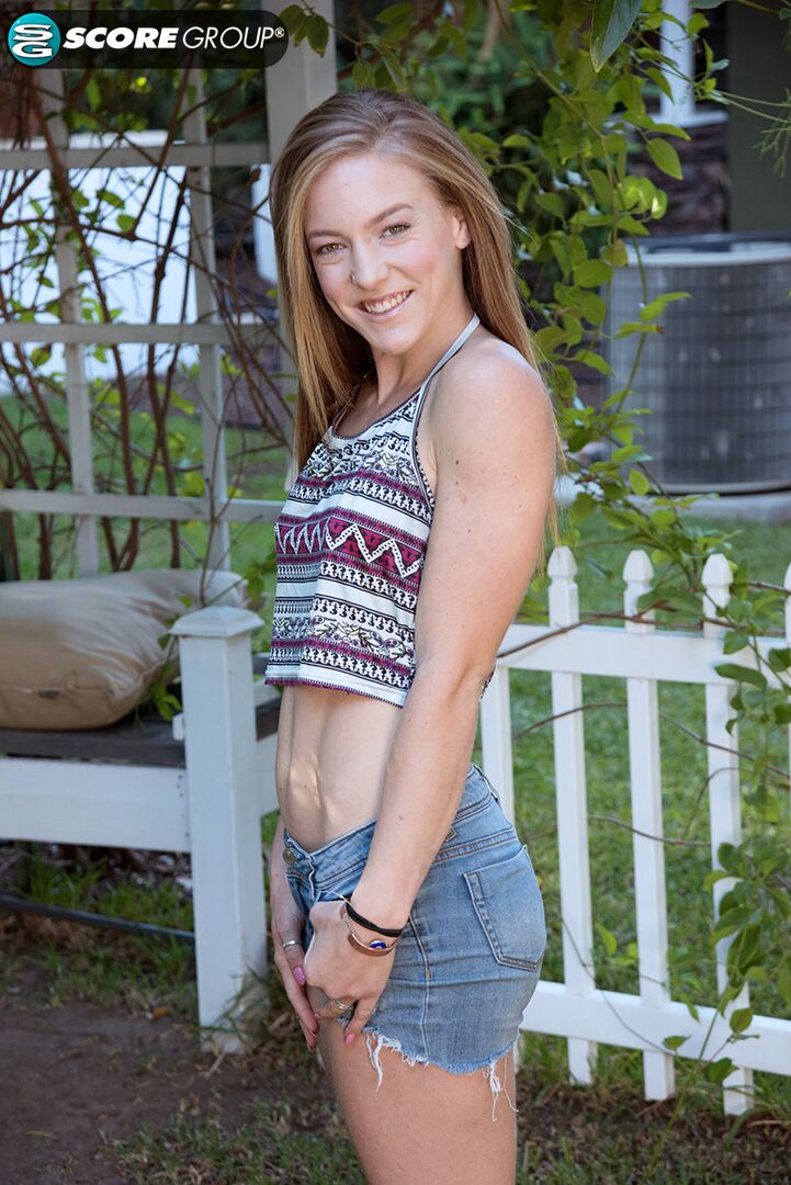 Luna is a blonde college coed with a sweet, pink slit and perky tits.