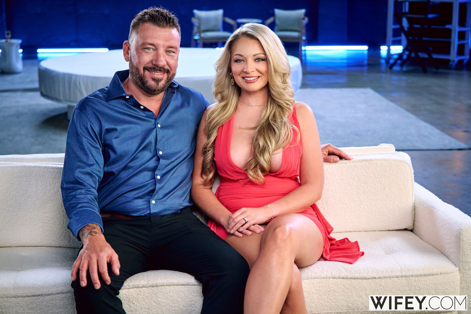 Alexa And Keith: Busty Blonde Hotwife Puts On A Show For Hubby