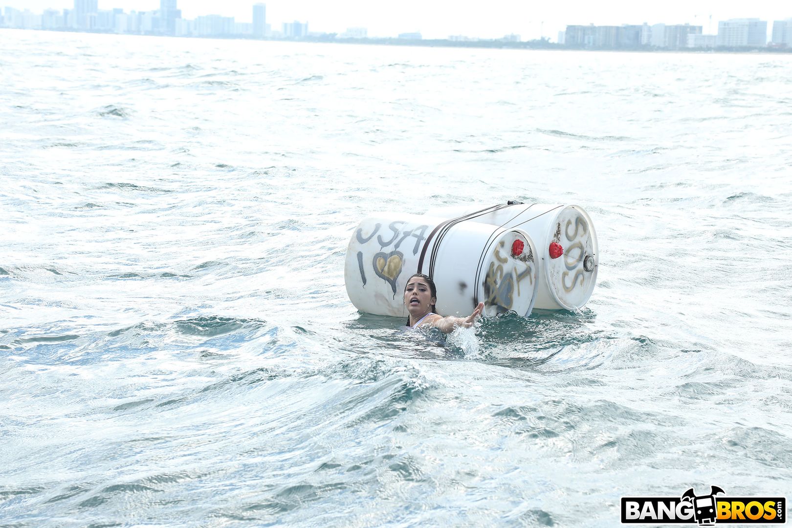 Cuban Hottie Gets Rescued at Sea