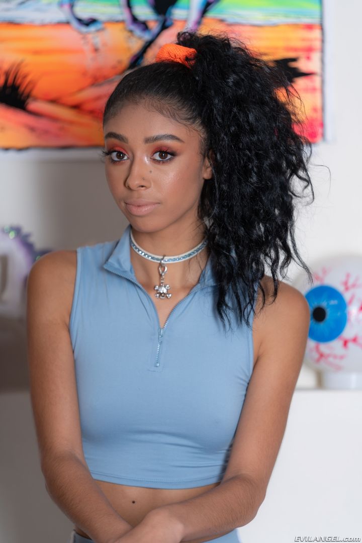 Jada Doll: White Cock Into Black Pussy