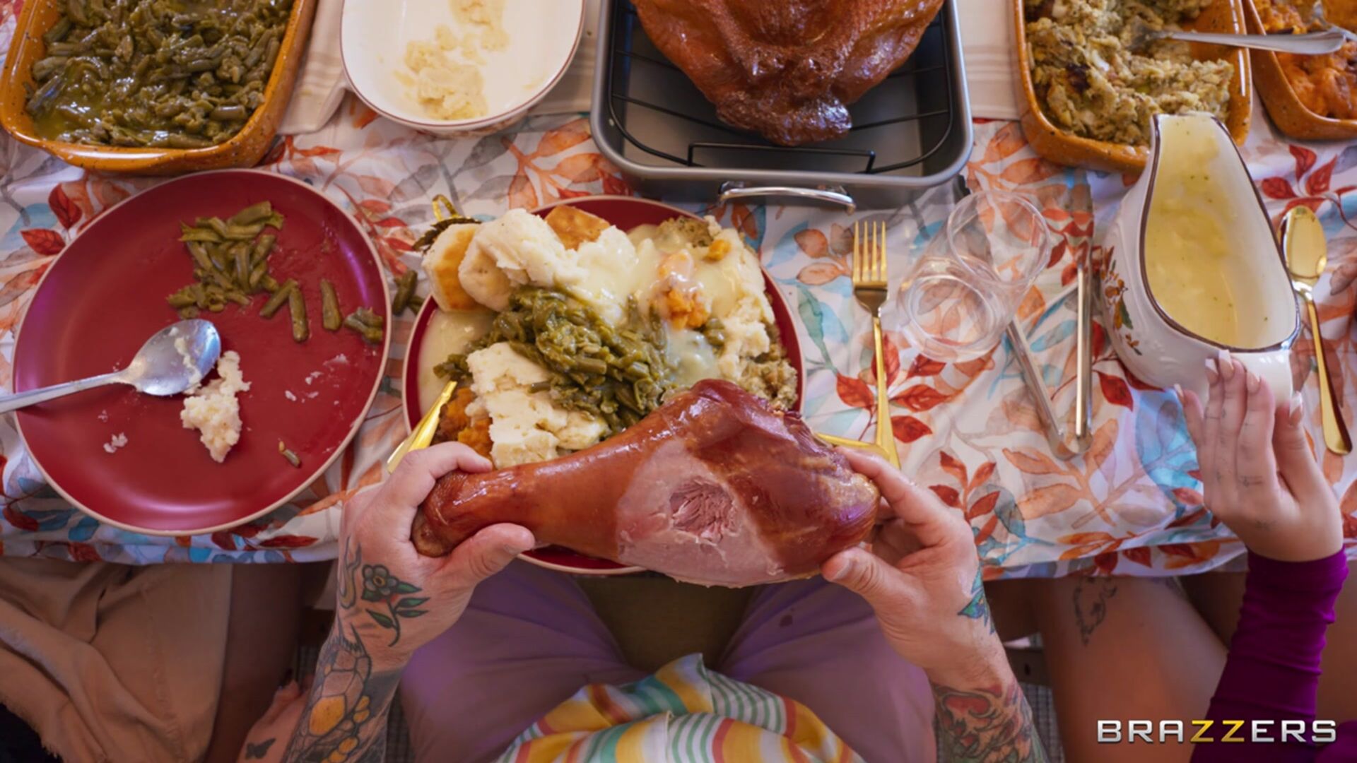 Fuck Everything In Sight! A Brazzers Thanksgiving Story