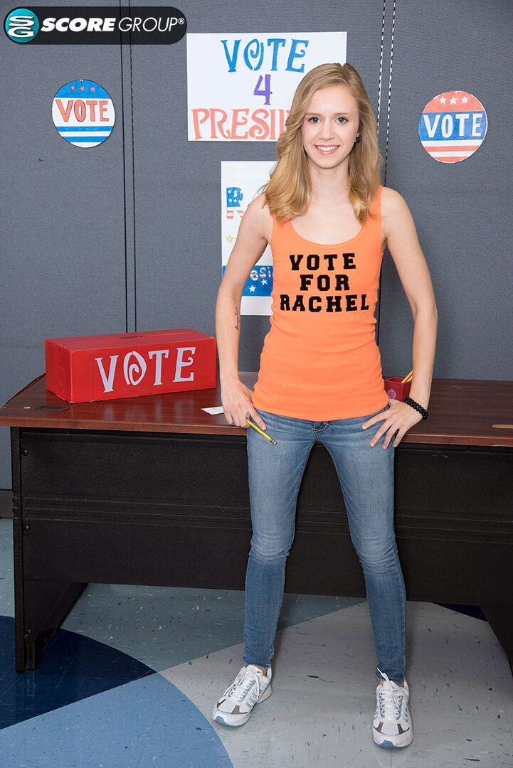 Flattie Rachel James Sucks and Fucks Her Way to Class President