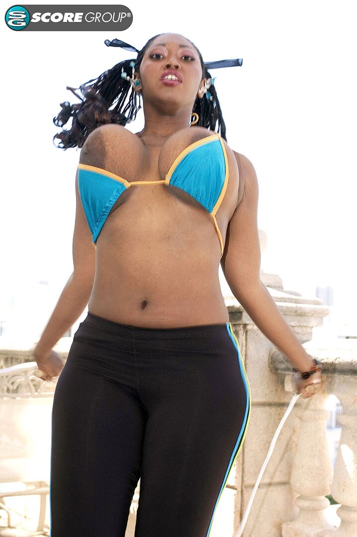 Busty Delotta Brown gets nasty with a big, thick cock