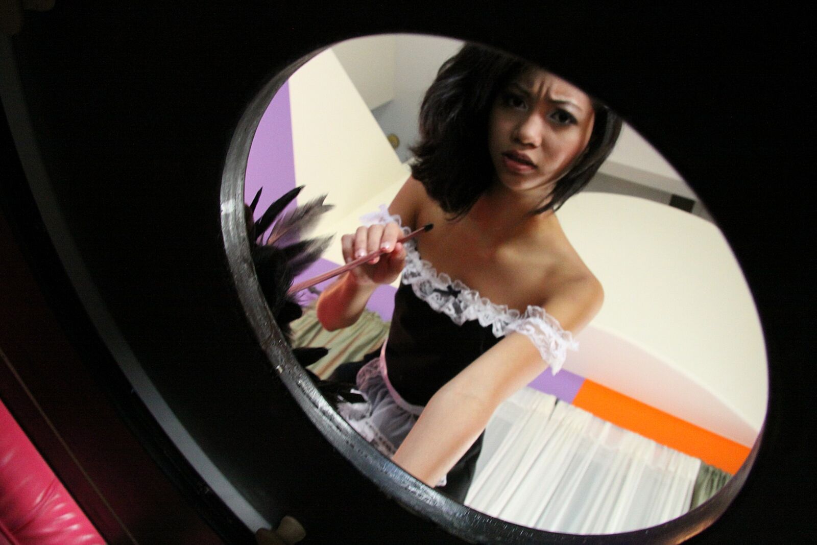 Rosemary Radena Comes Ready To Clean And Leaves Dirty