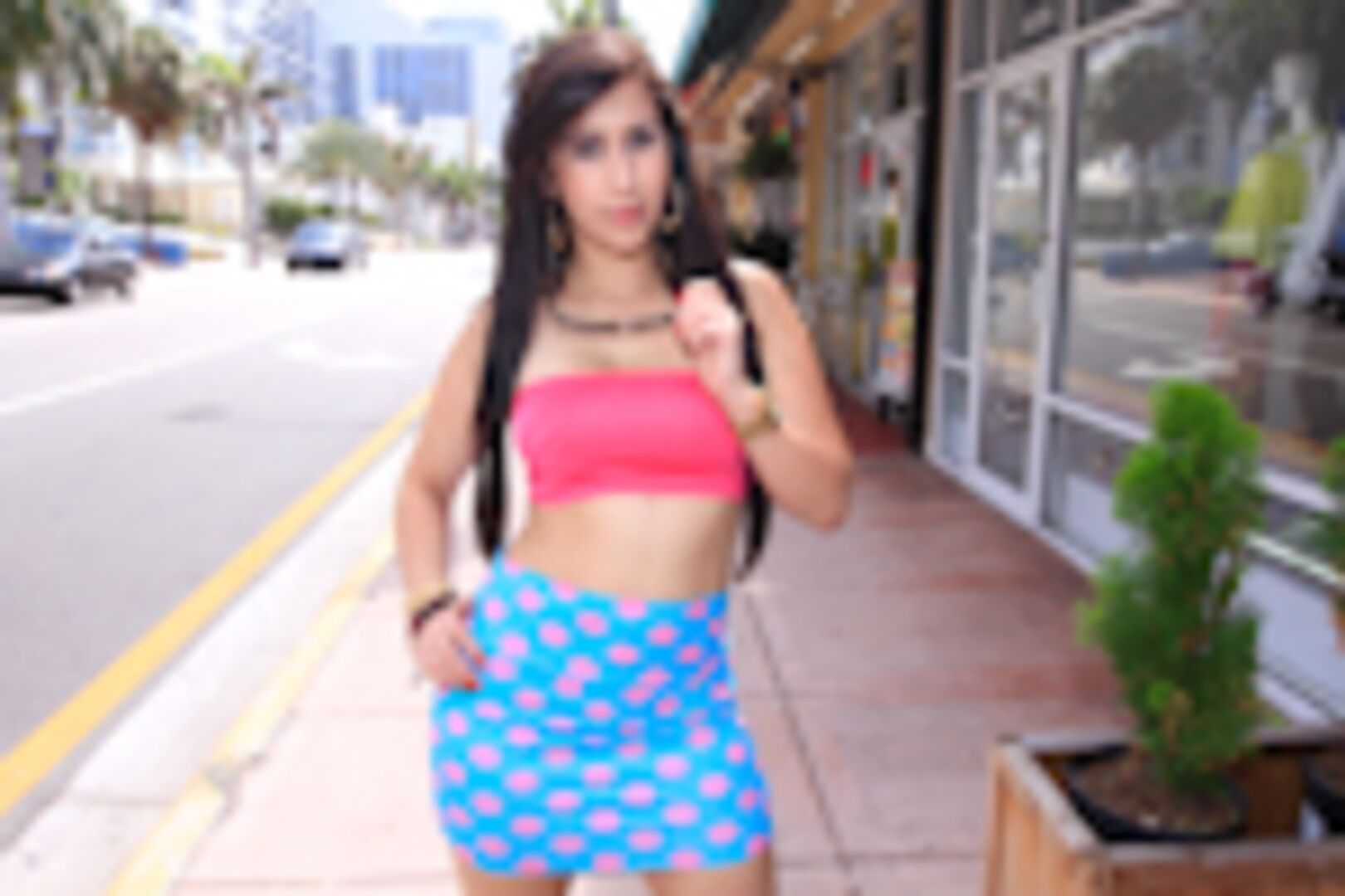 Latina Valerie Kay Gets Wild In Public