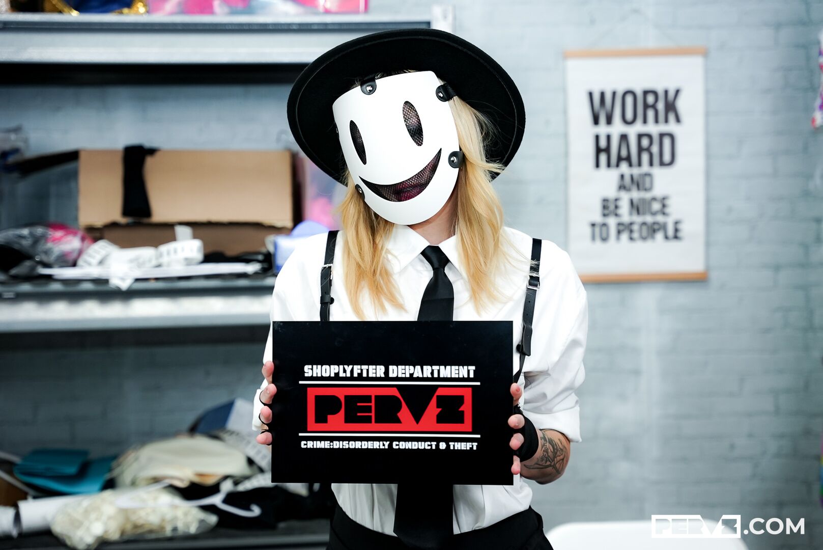 New Girl Caught: Hannah Quinn! Case No. 8004805 - The Masked Thief