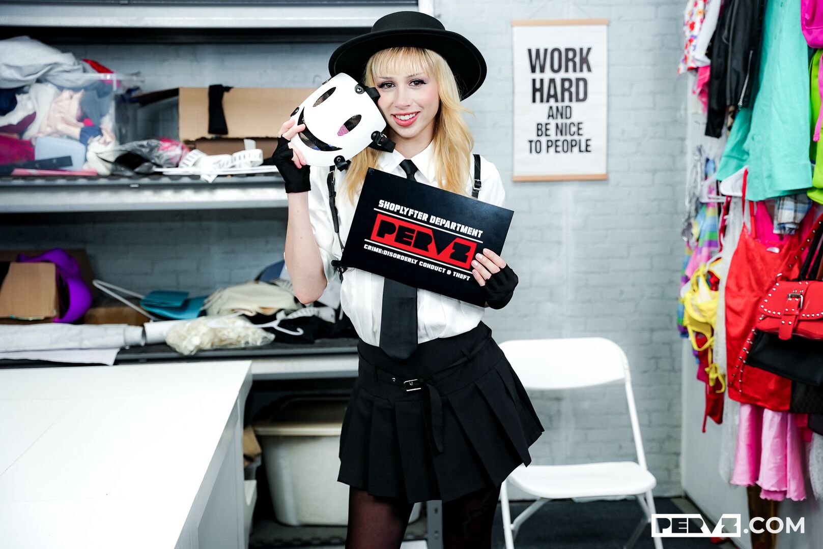 New Girl Caught: Hannah Quinn! Case No. 8004805 - The Masked Thief