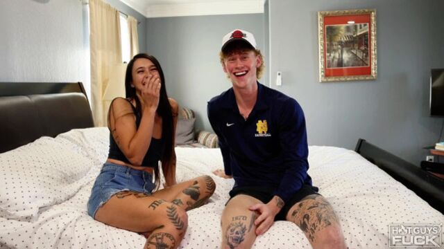 Rax Sloan’s Load Coats Mackenzie Ford’s Throat in Intense Bedroom Marathon!
