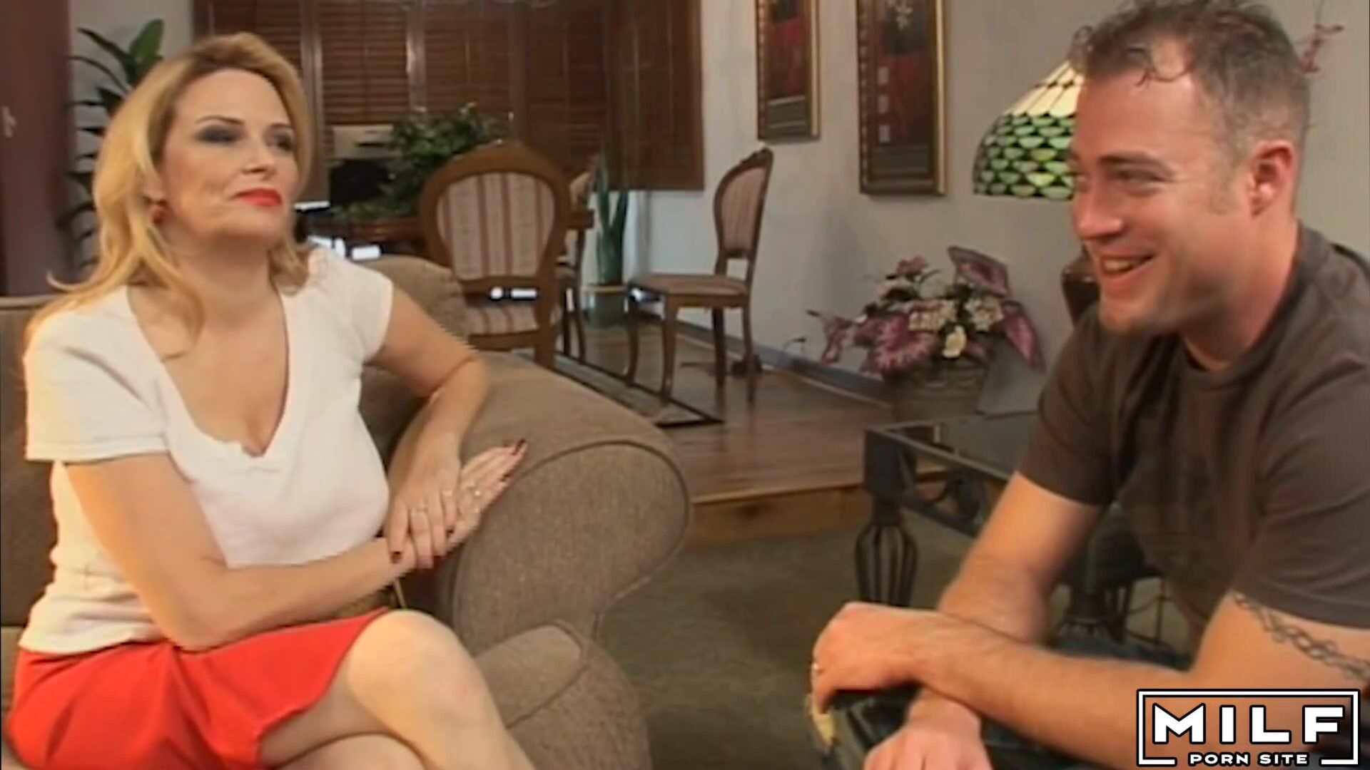 Big Tits MILF Bounces On Cock