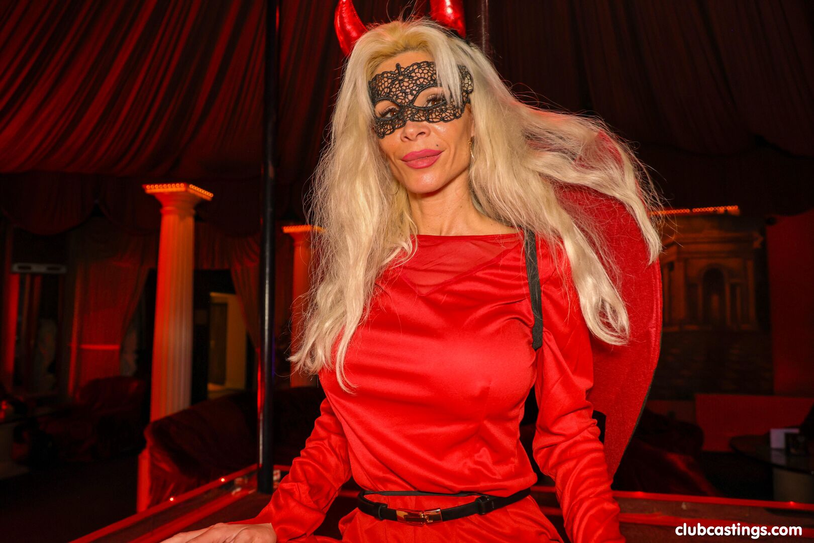 Devil milf Bimbo Barbi wants a job again