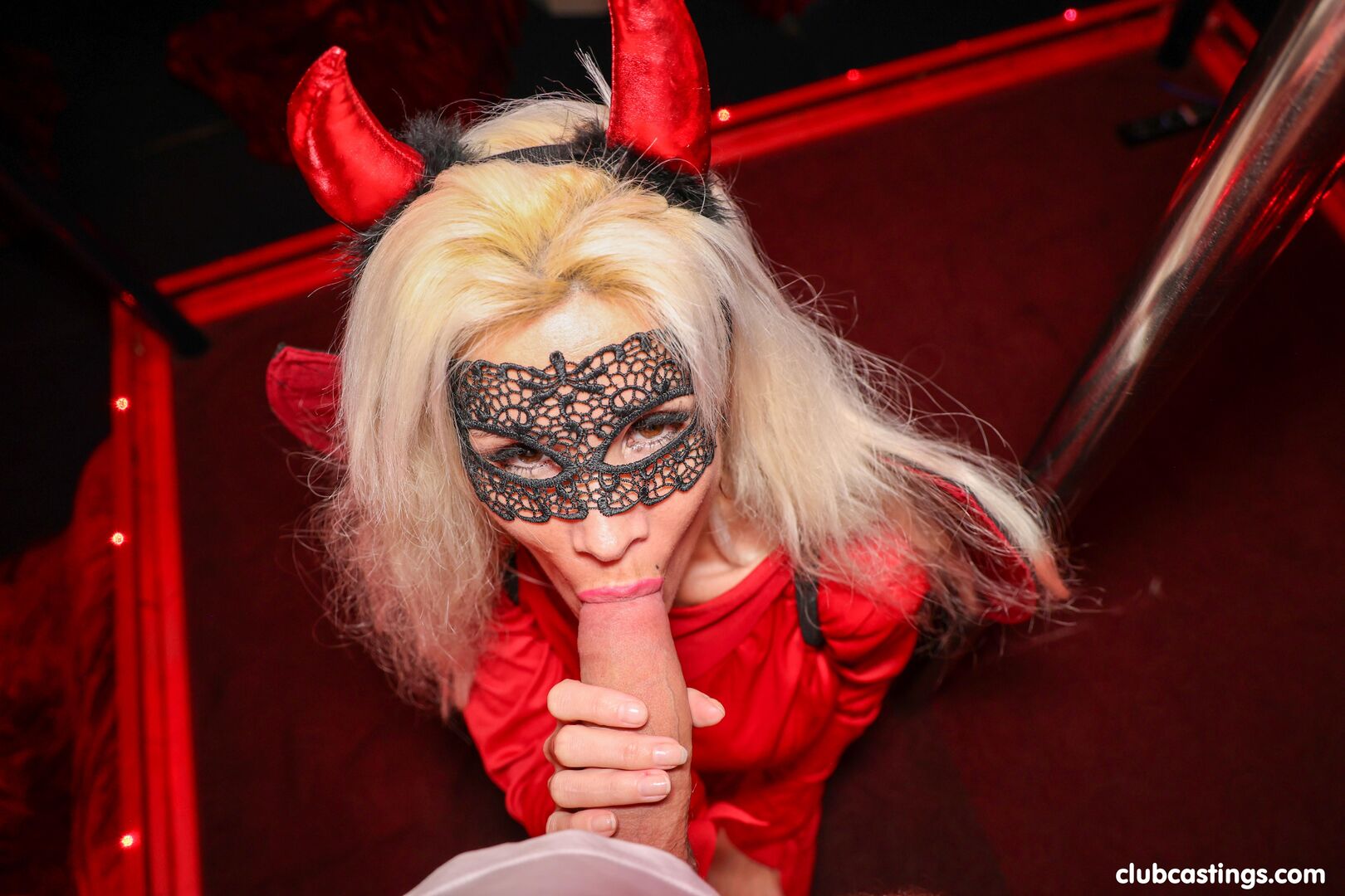 Devil milf Bimbo Barbi wants a job again
