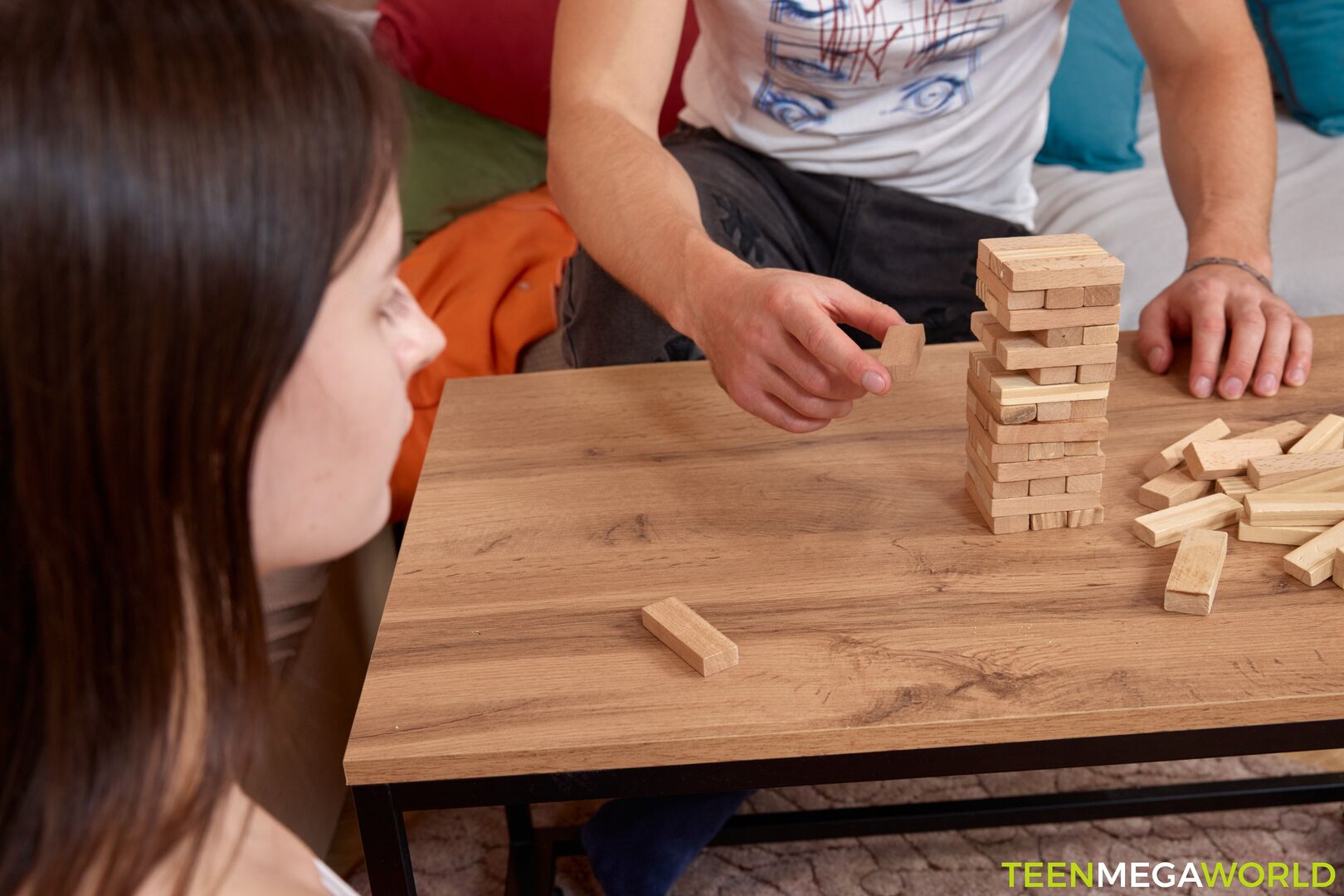 Jenga game of desire