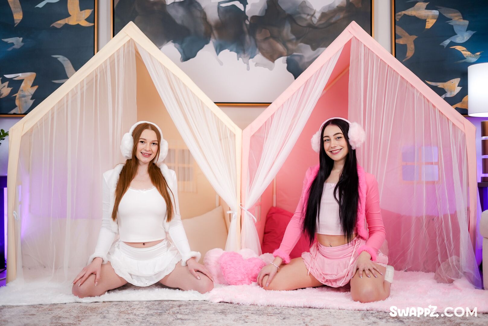 Our Girls Are SO Pent Up… Best Friend Sleepover Swap