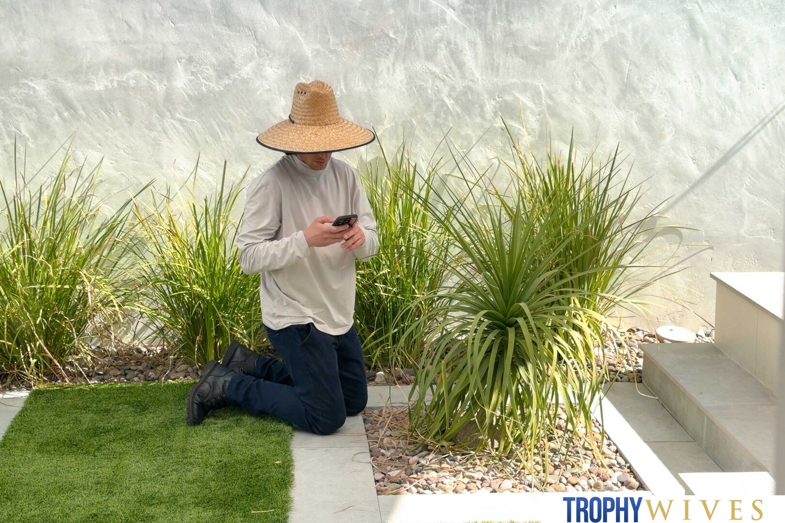 Lonely wife Blake Blossom shatters her vows by inviting the gardener inside to satisfy her needs