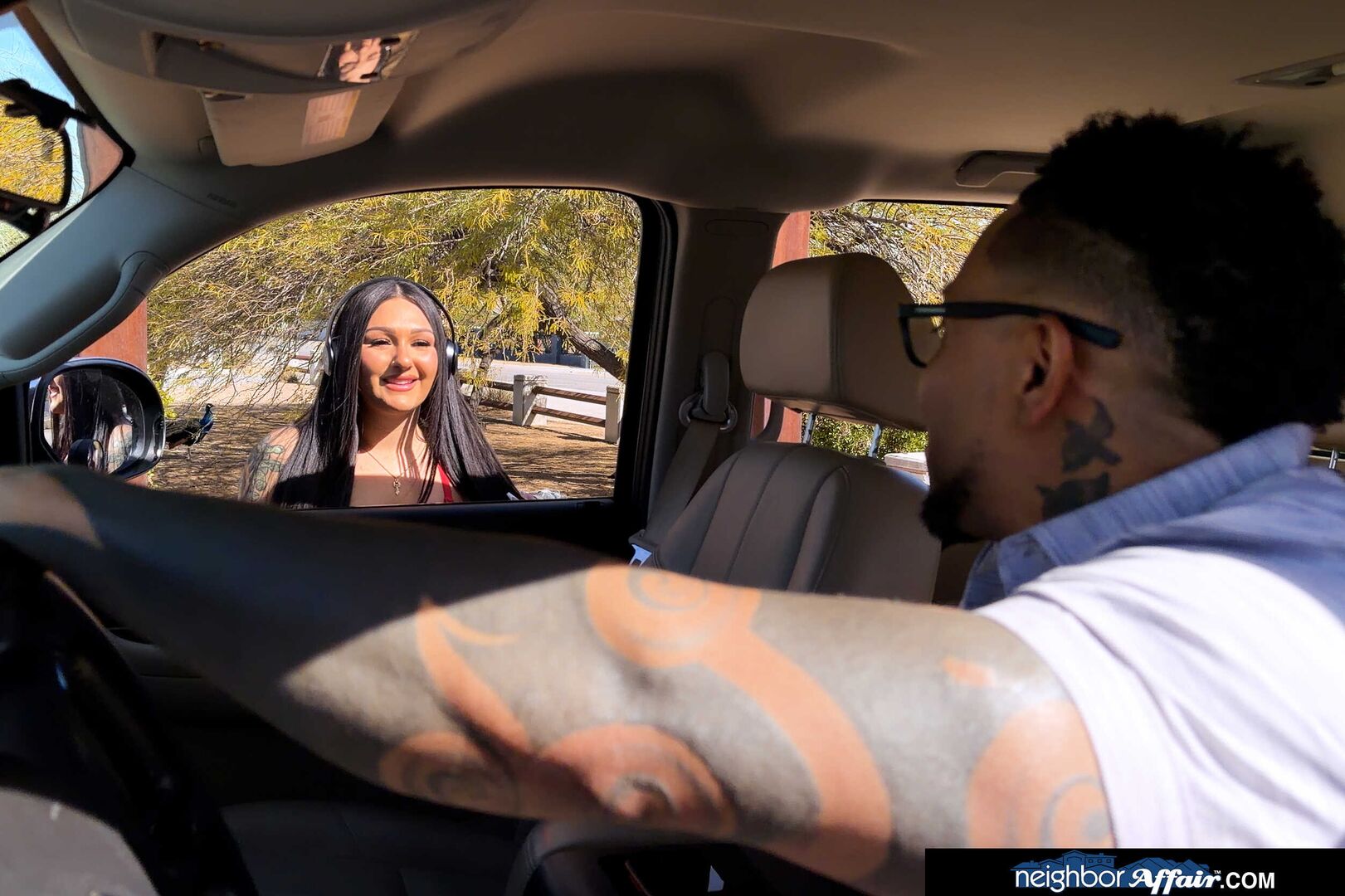 Sexy Roxanne Roselle wants her neighbors big black cock