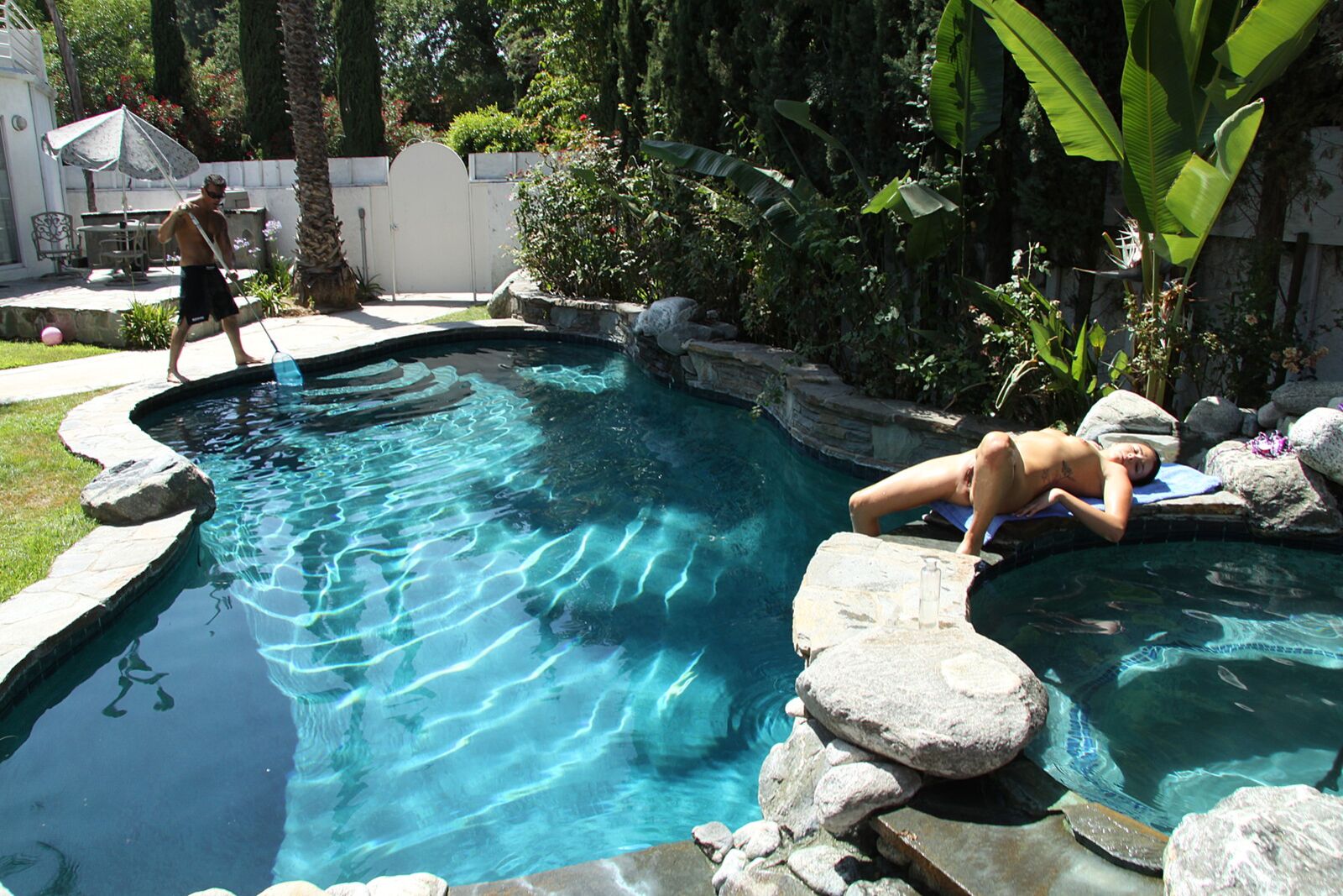Tan Teen Danica Dillan Spends A Day At The Pool