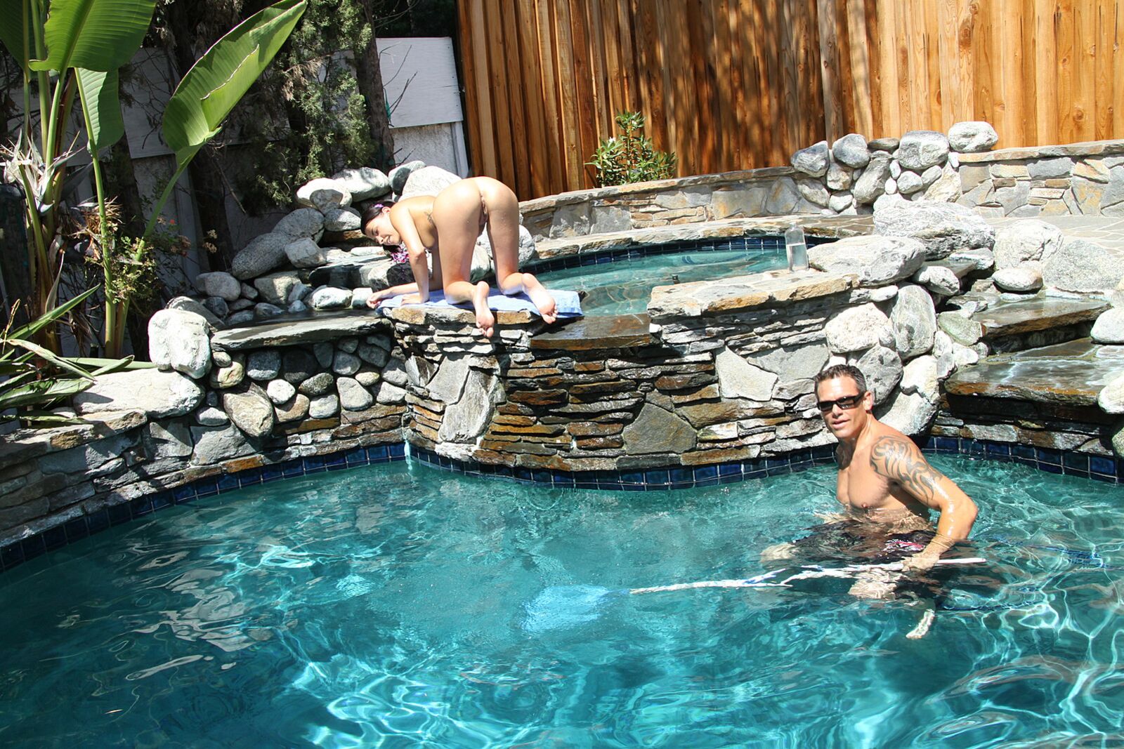 Tan Teen Danica Dillan Spends A Day At The Pool