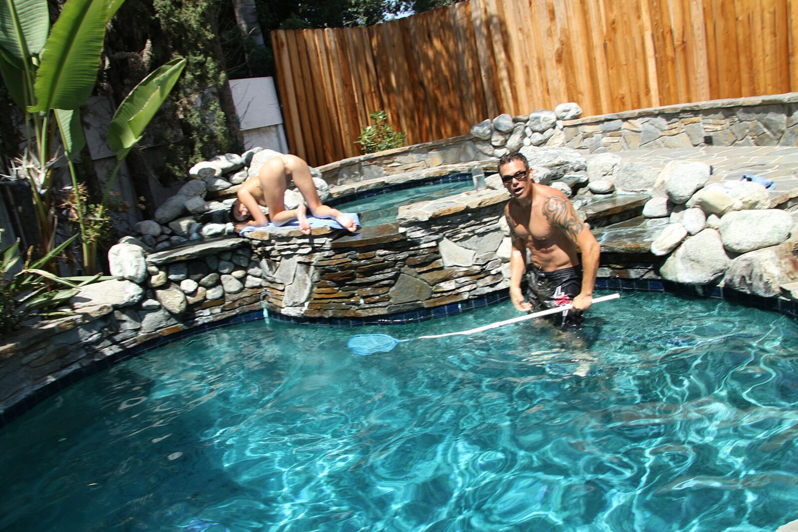 Tan Teen Danica Dillan Spends A Day At The Pool