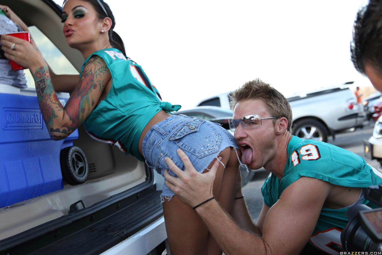 Touchdown On My Cock!
