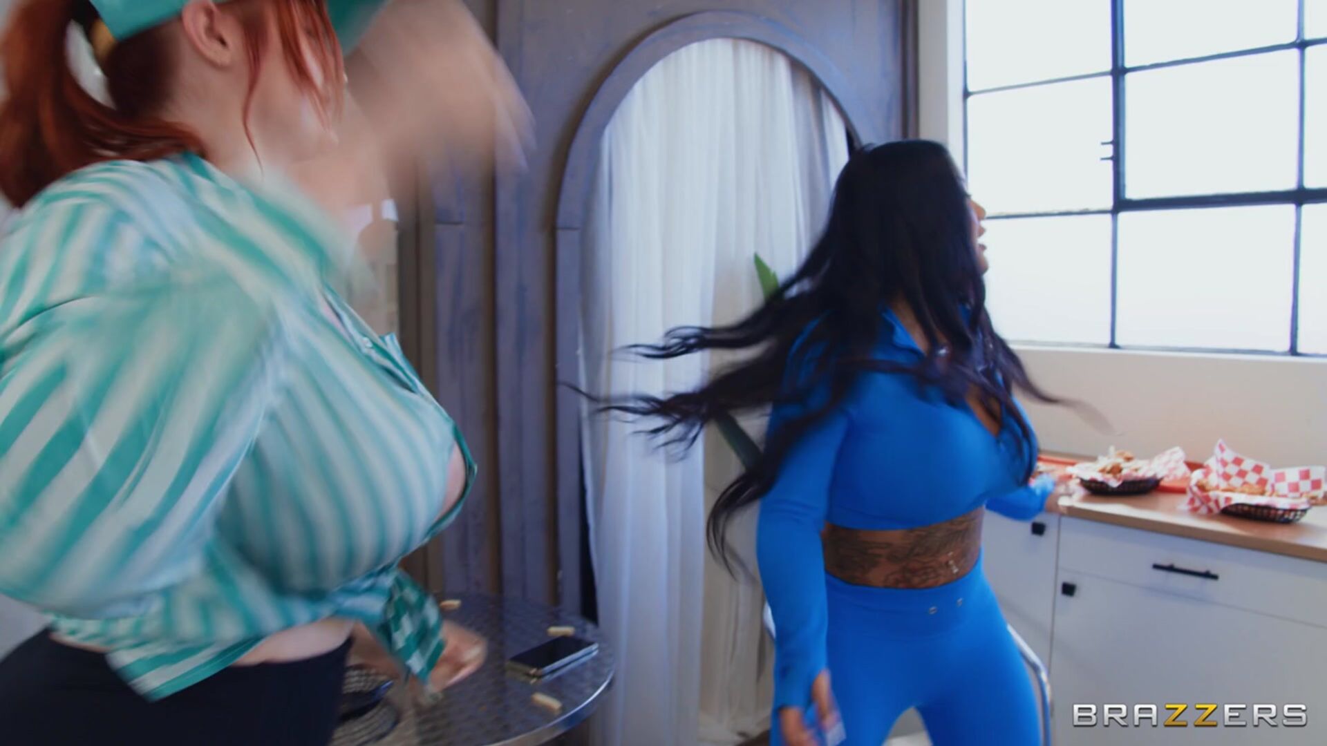Fast Food Fight & Fuck