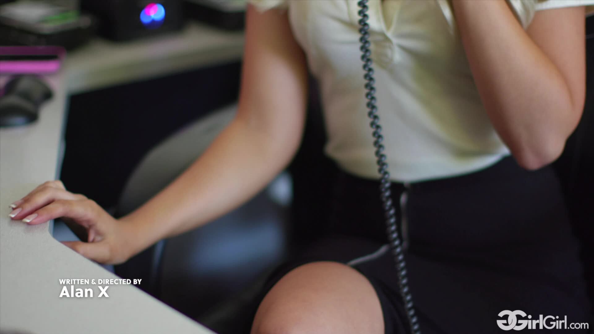 Girlgirl: Getting Caught At The Office Angela White Lyra Law and Kate Kennedy
