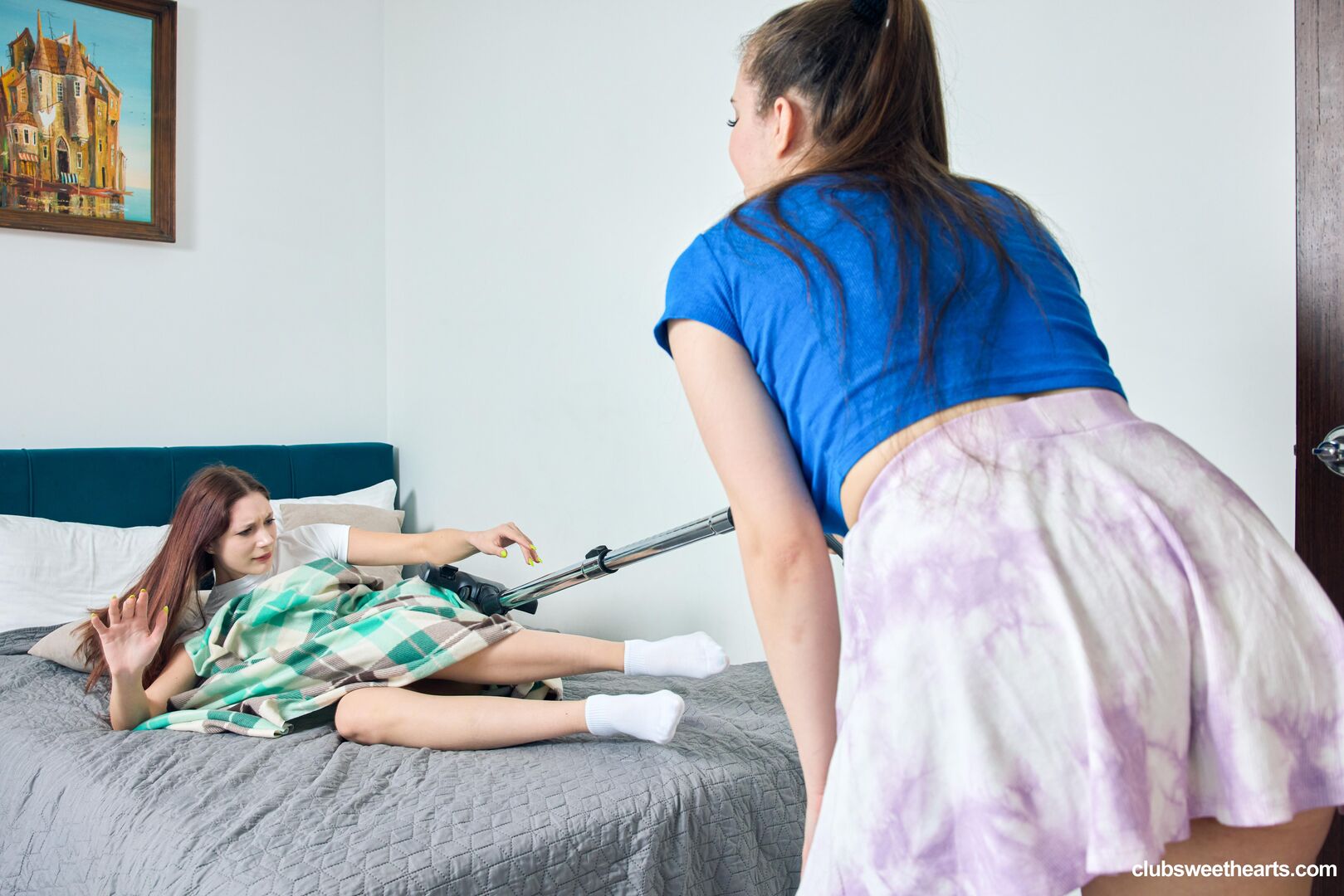 Spring cleaning with molly and anastaysha