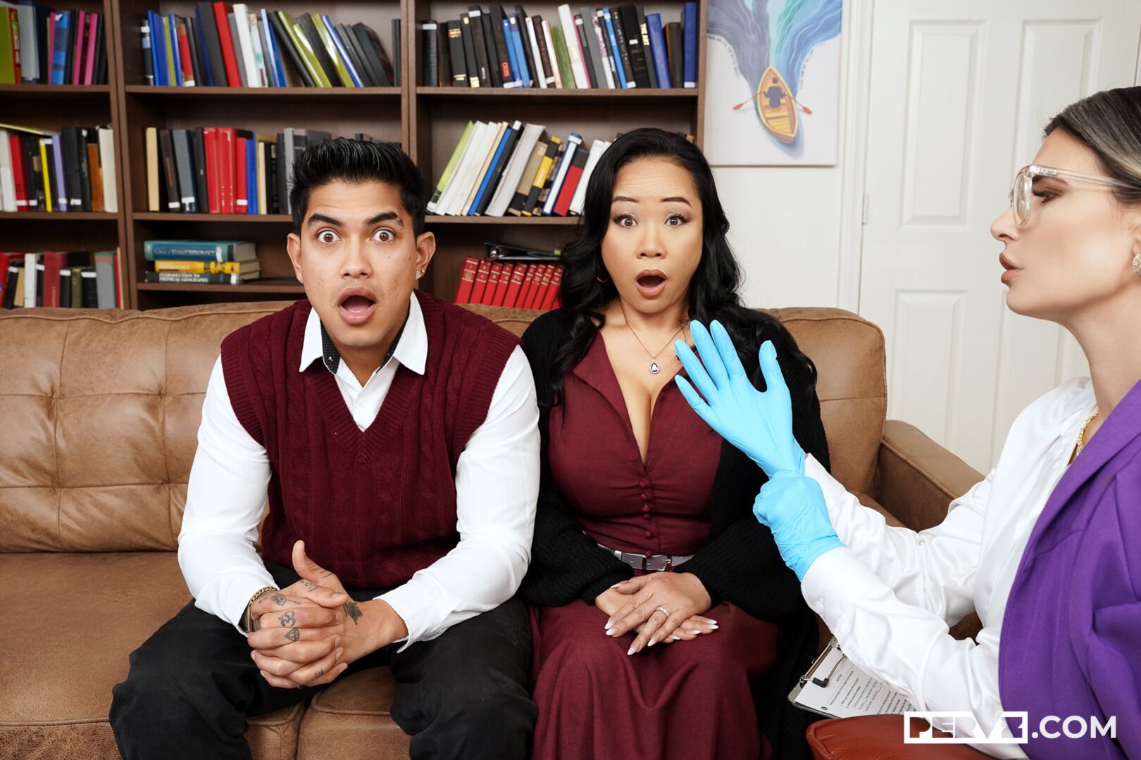 Now It’s Mom’s Turn! Couch Confessions Push Therapy Too Far (Sugar Milf’s Debut)