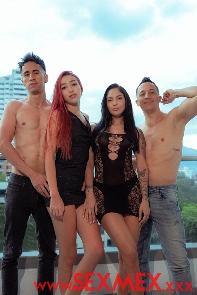 TWO HOT COUPLES . Ashley Sanz