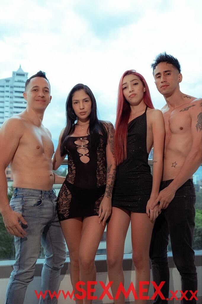 TWO HOT COUPLES . Ashley Sanz