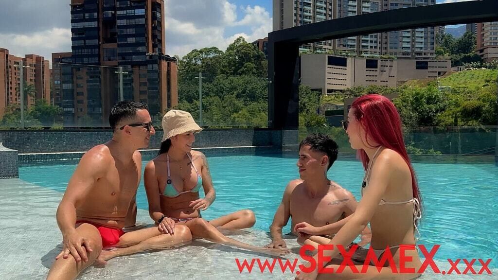 TWO HOT COUPLES . Ashley Sanz