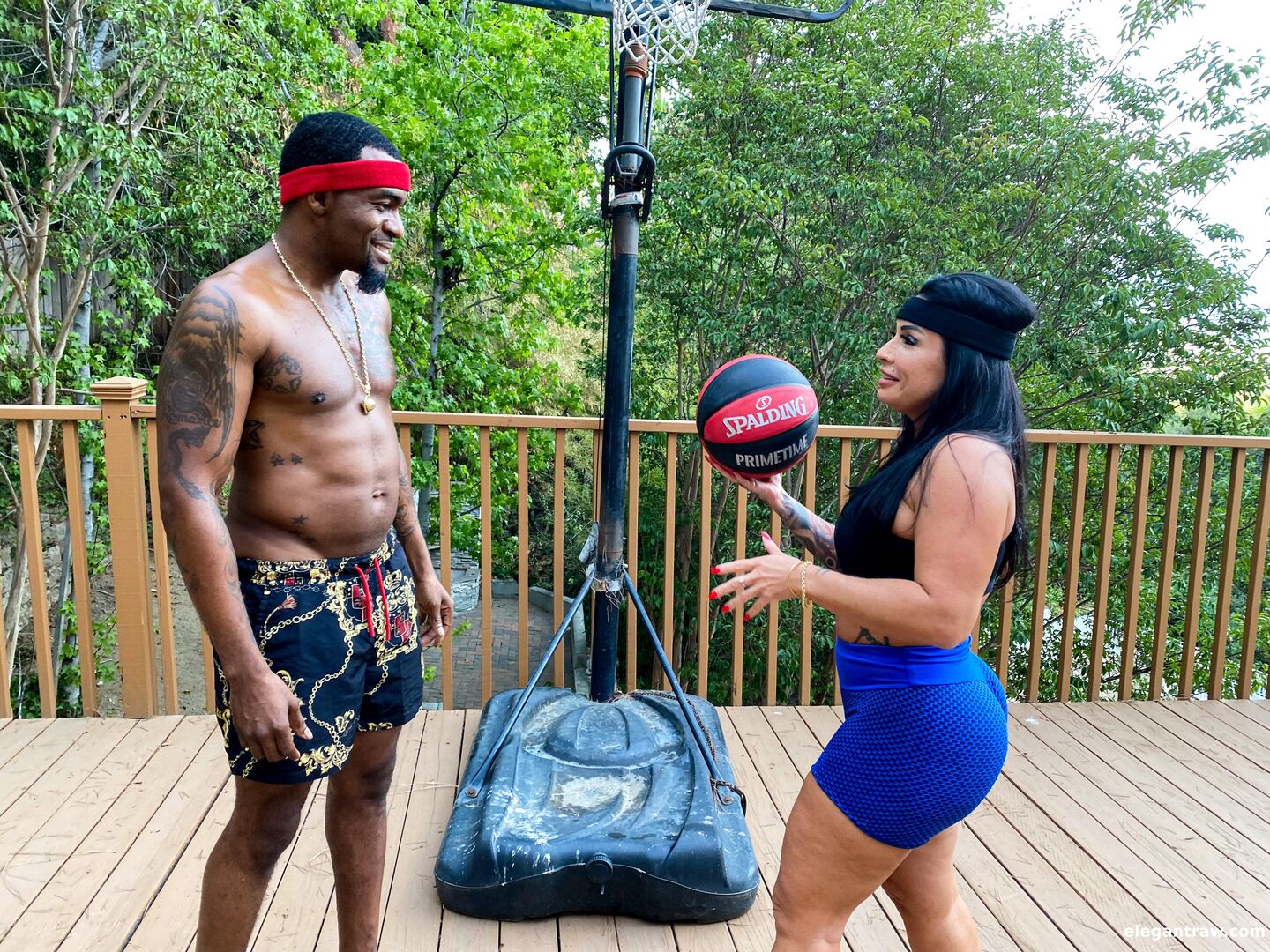 Big booty on the court