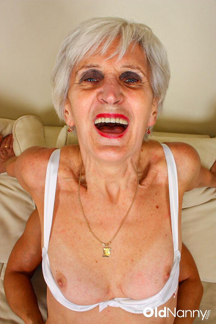 GRANNY ENJOYS A BIG YOUNG COCK IN HER PUSSY