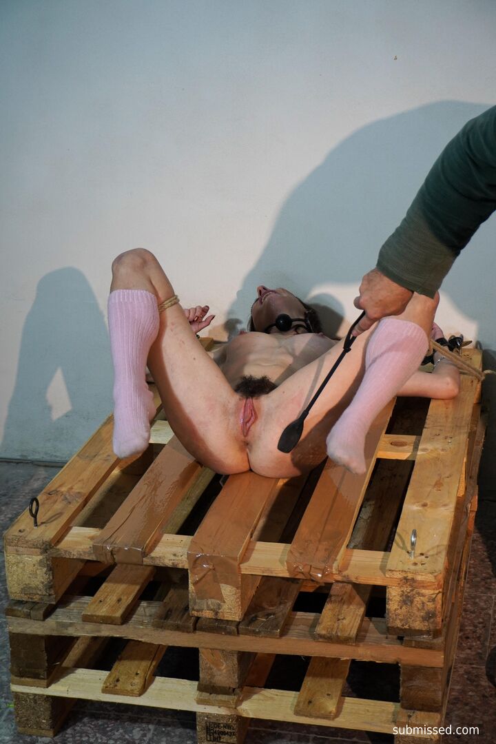 Gagged and punished