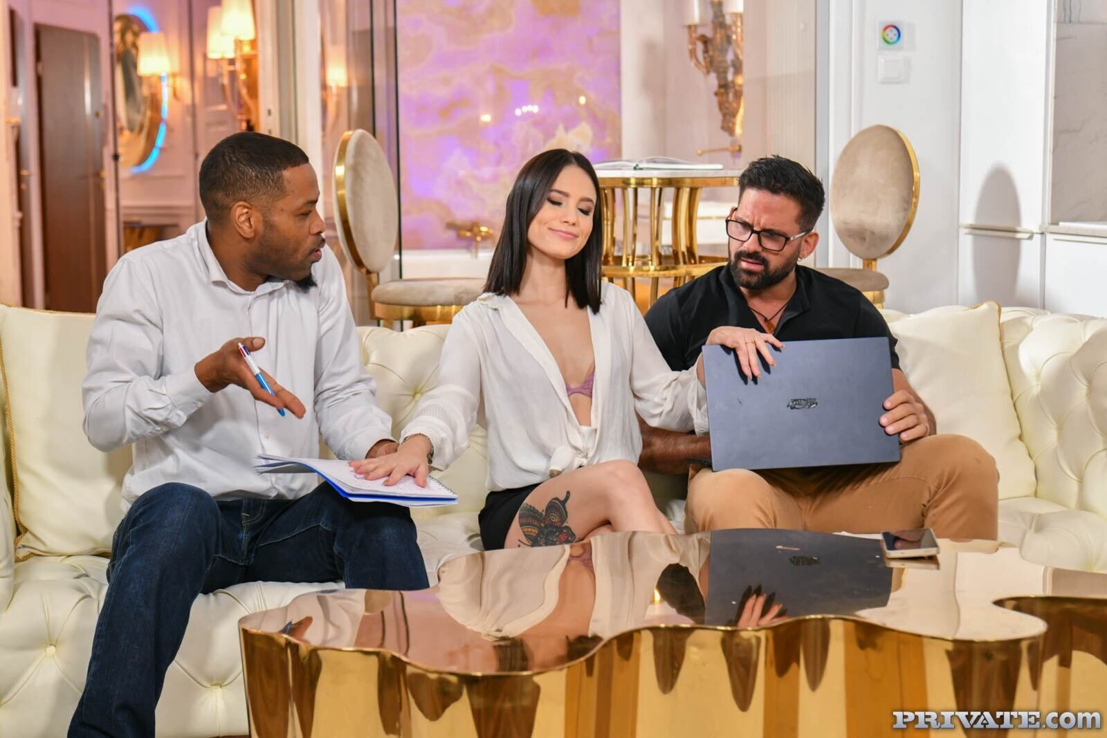 For Lucy Mendez and her employees, double-anal is the best team-building exercise.