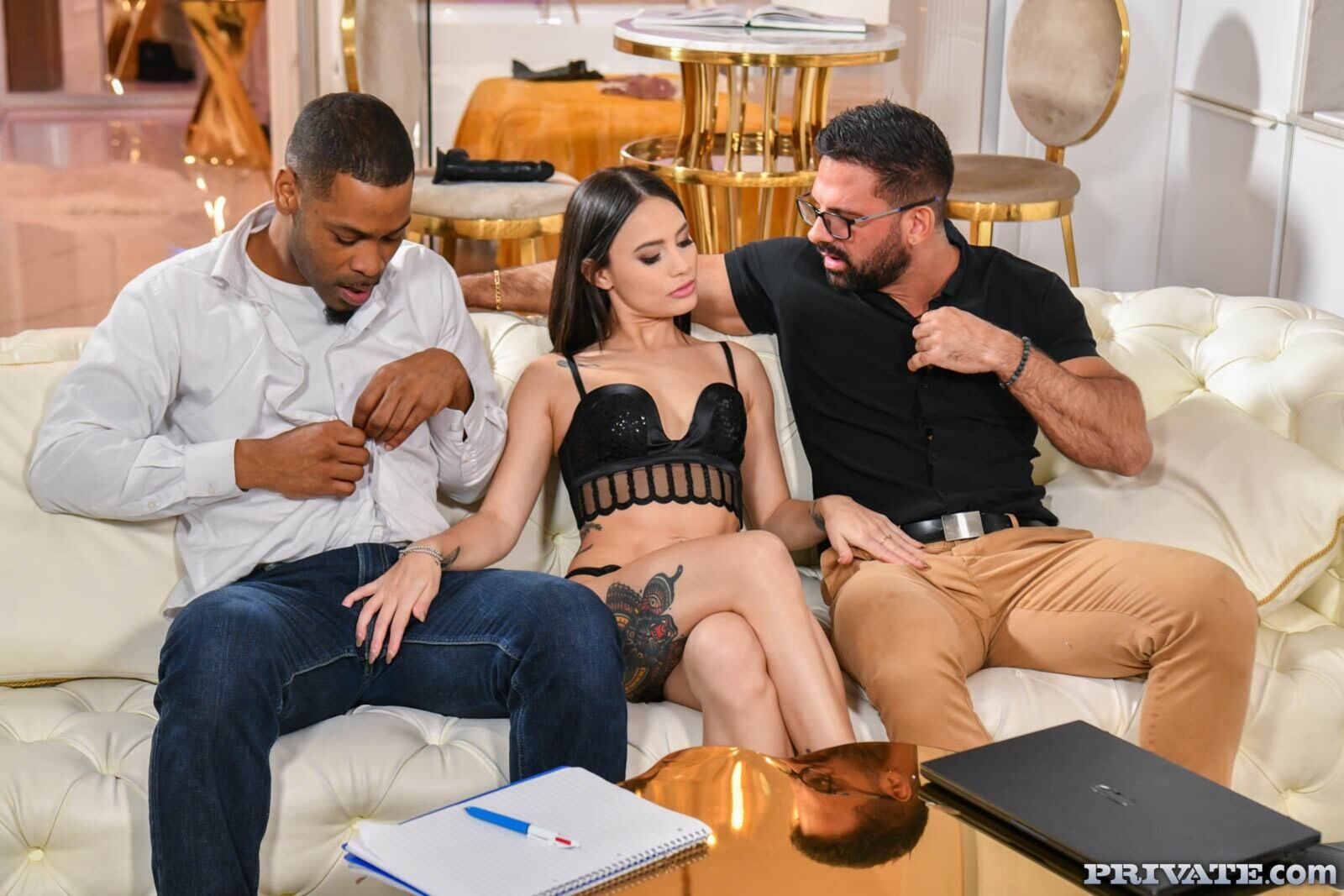 For Lucy Mendez and her employees, double-anal is the best team-building exercise.