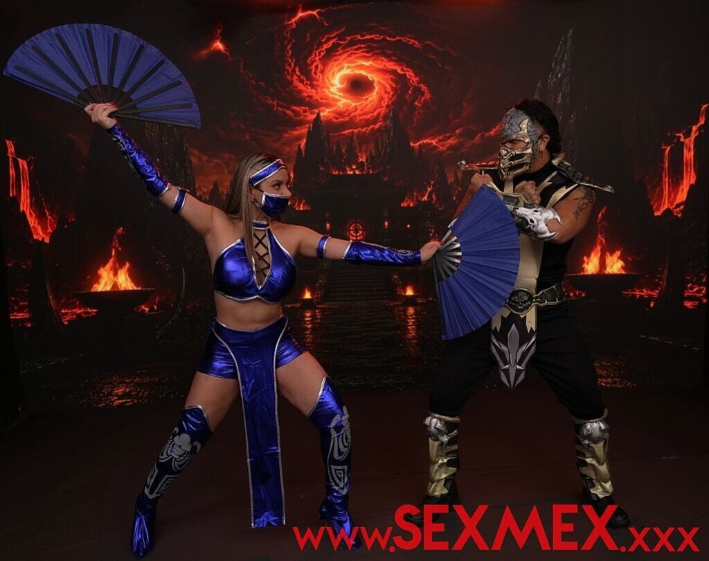KITANA - FATALITY THREESOME . Malena Doll