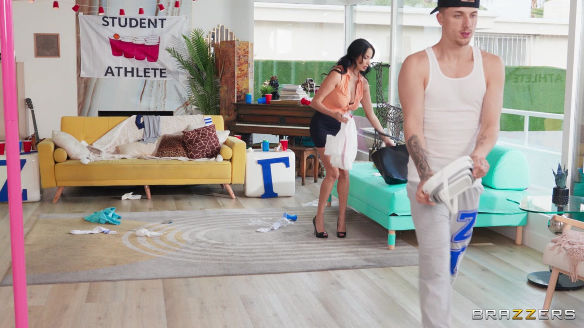 Milf Cougar Fucks Frat Bros