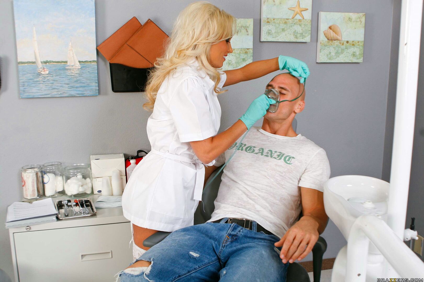 Distracted Dentist Drilled