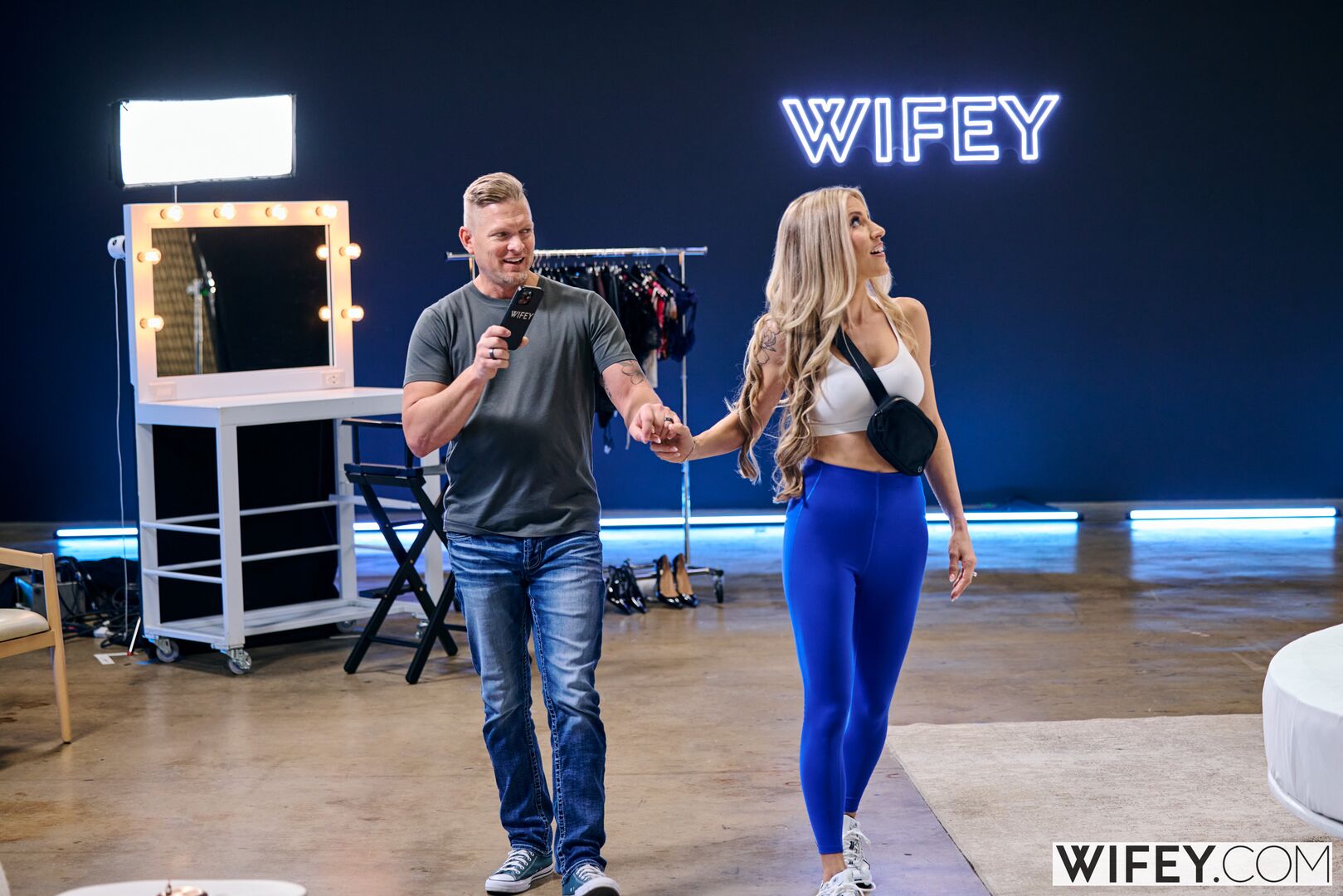 Britt And Chad: Confident Blonde Hotwife Performs For Her Man