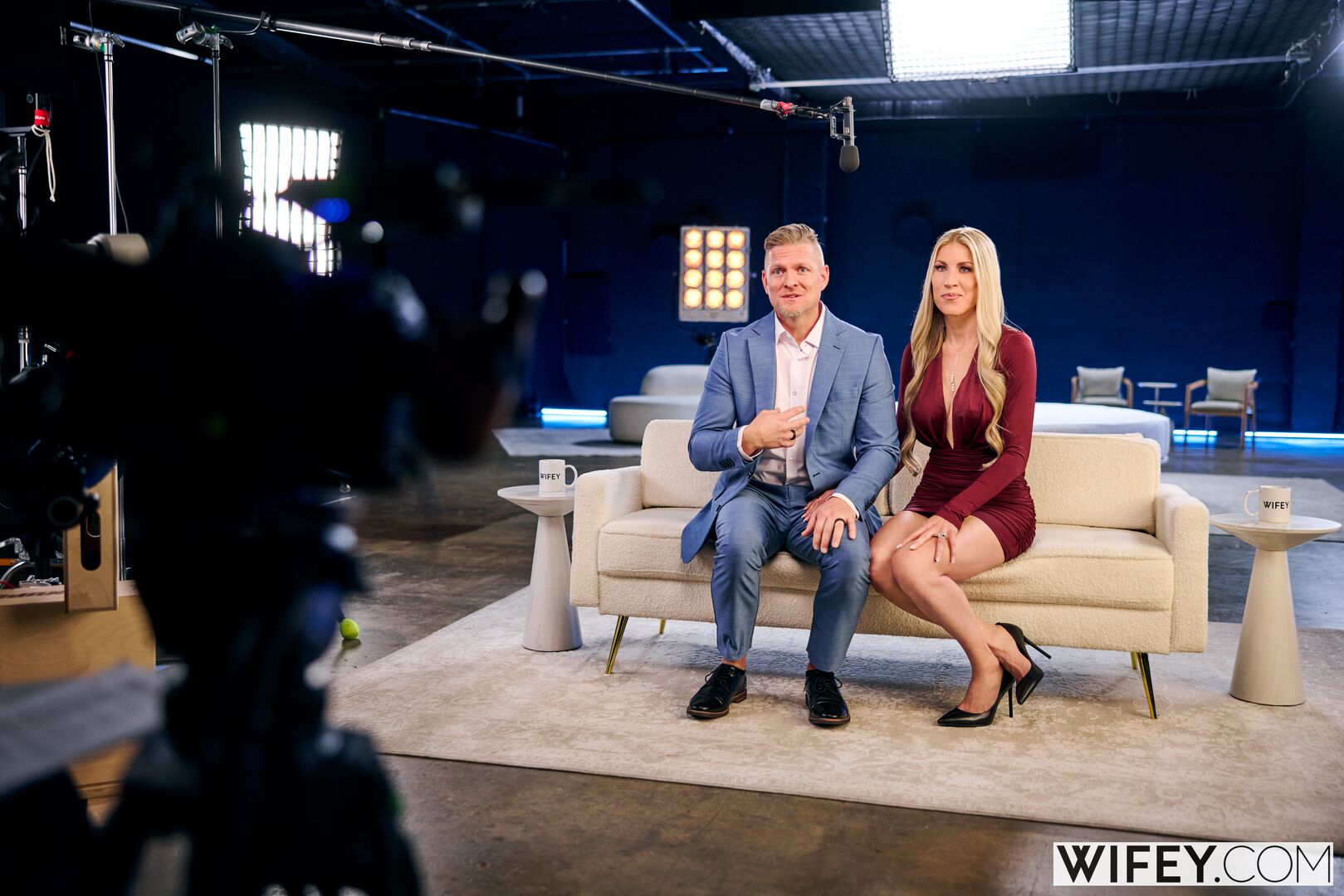 Britt And Chad: Confident Blonde Hotwife Performs For Her Man