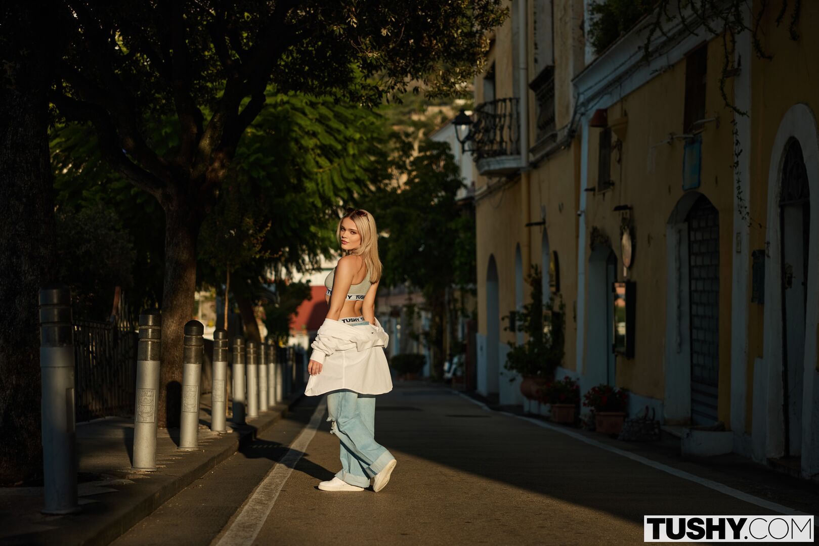 Horny Brat Has Her First Tushy Experience