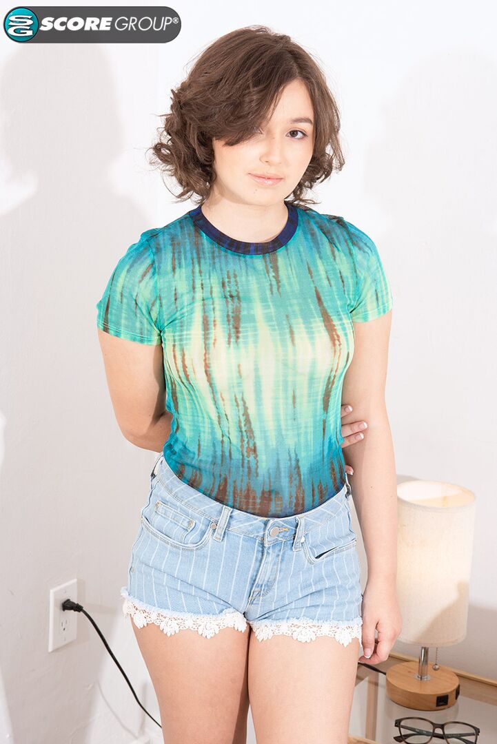 Leana Lovings is cute as can be, and she's getting her little pussy nailed and her face plastered with jizz.