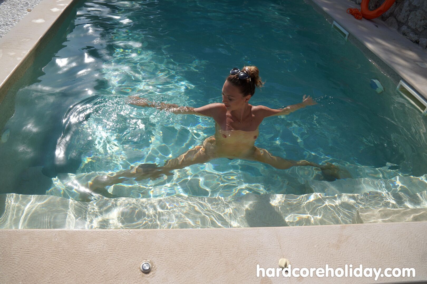 Intense pool fuck