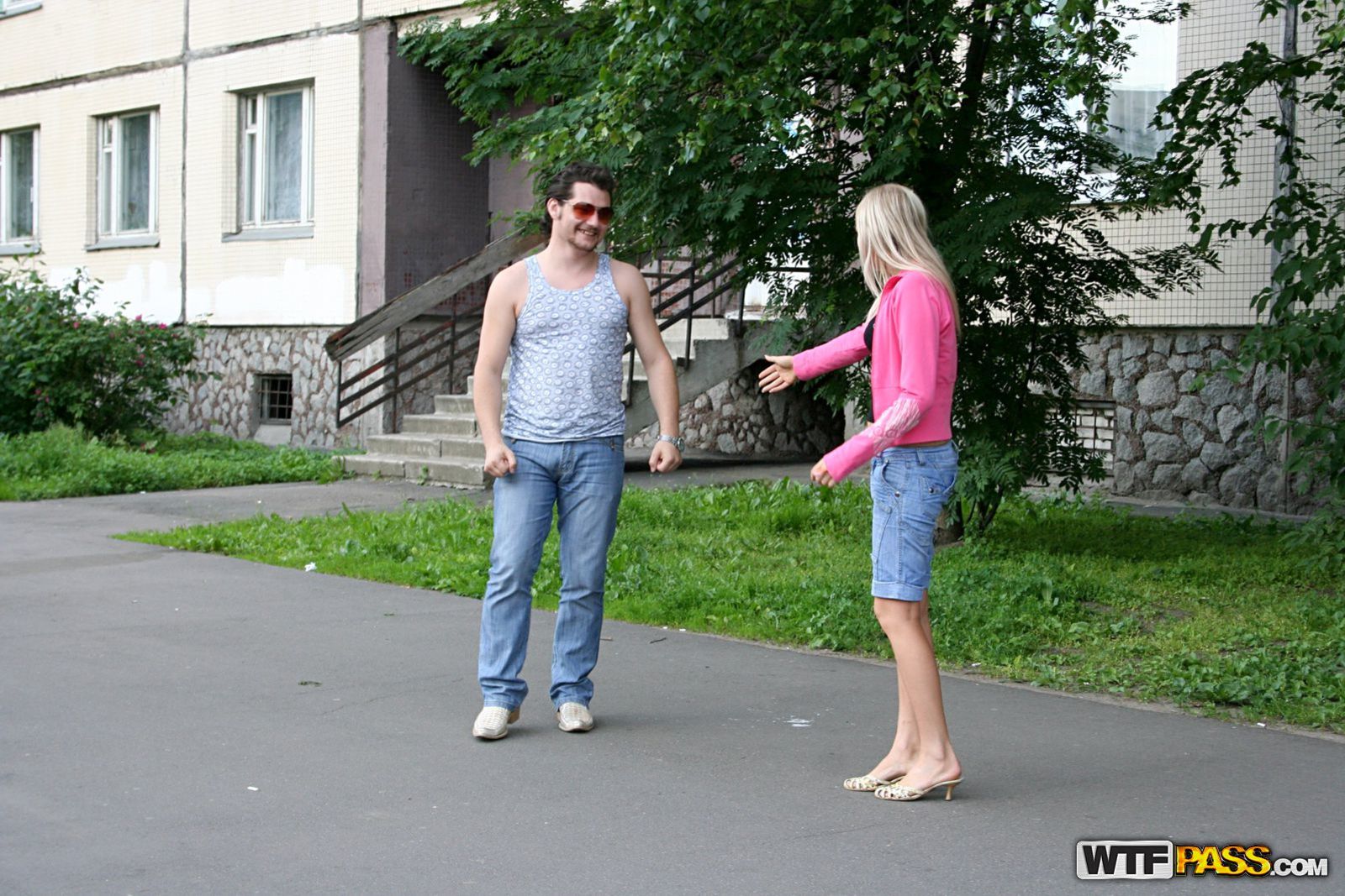 Outdoor sex video of really shy girl