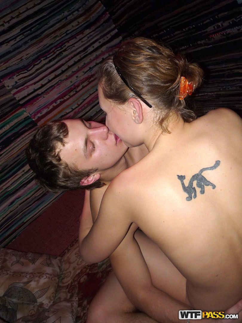 Amateurs naked in the sauna